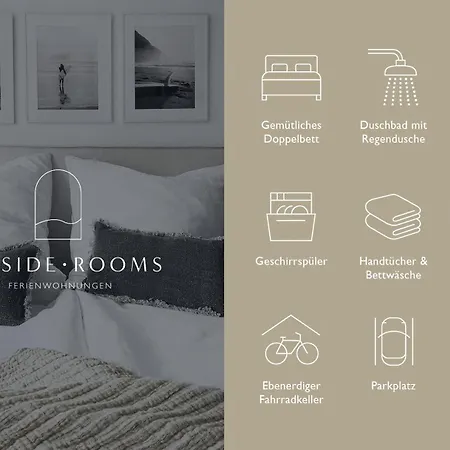 Seaside - Zentrales Design-apartment Mit Balkon & Parkplatz - 2 Minuten Zum Timmendorfer Strand